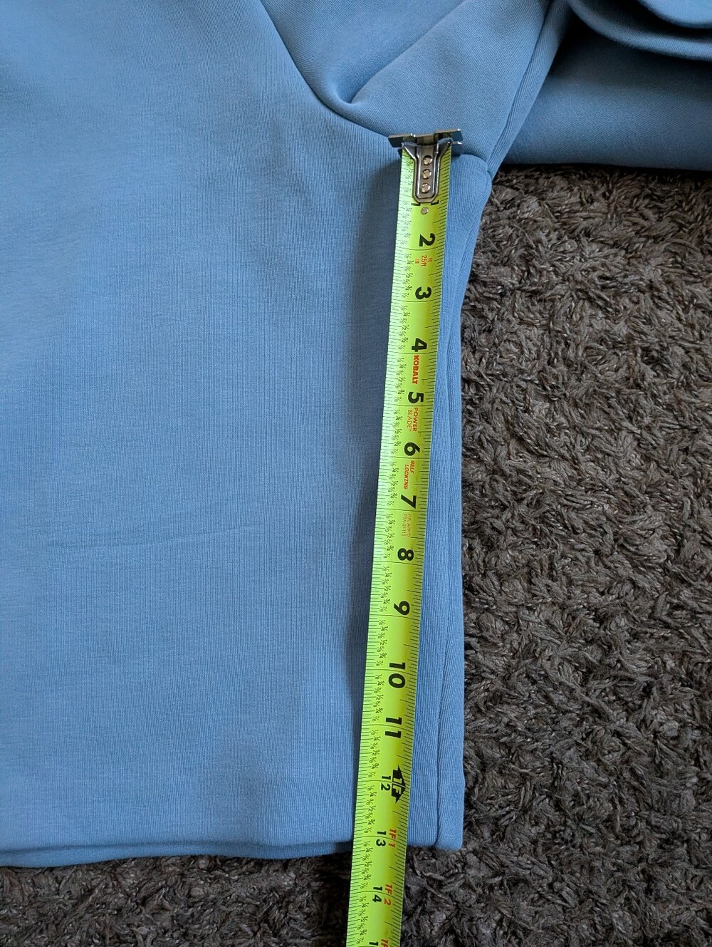 Nike Tech Blue Cotton Blend Fleece Loose Fit 13" Shorts Men's XXL - Picture 8 of 11